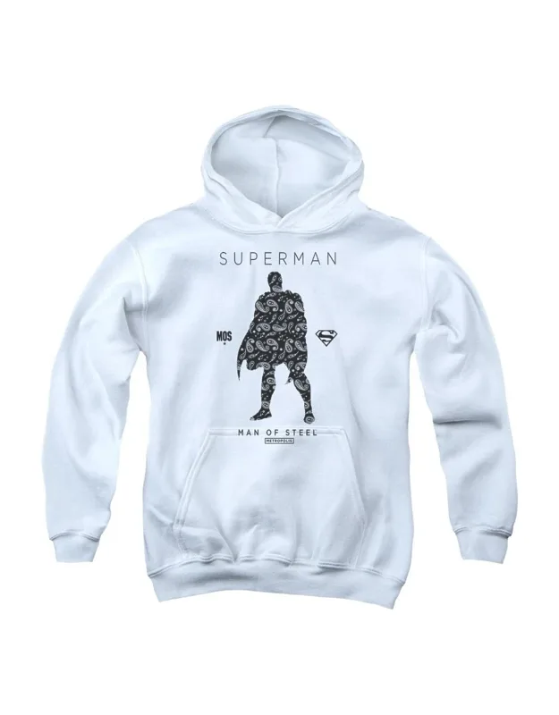 Superman Paisley Sihouette Hoodie - Stylish Everyday Wear