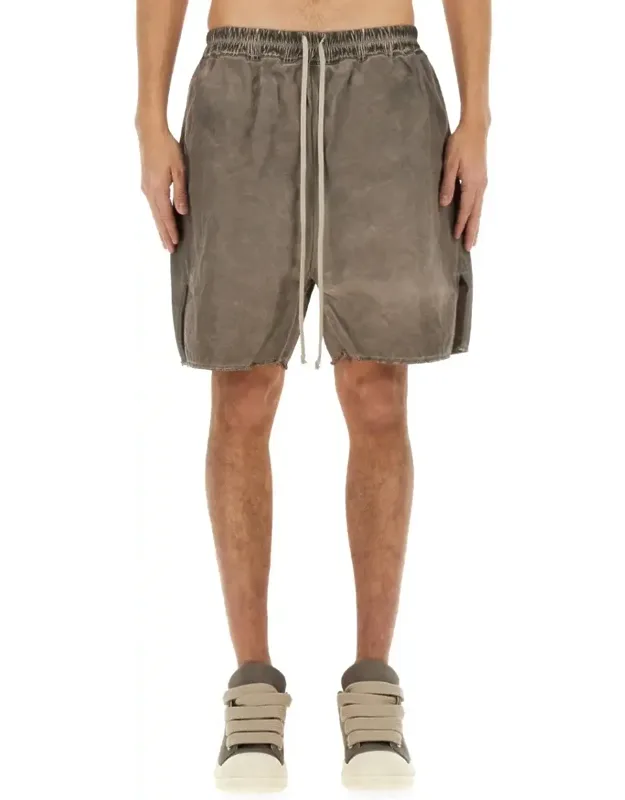 Zippered Bermuda Shorts