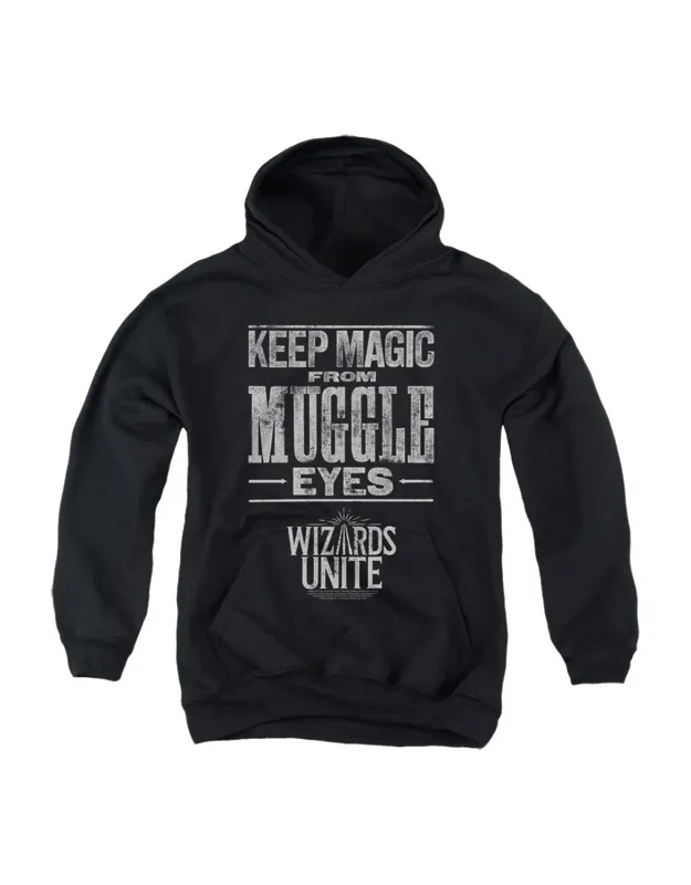 Harry Potter Wizards Unite Hidden Magic Pull Over Hoodie - Stylish For Everyday Wear