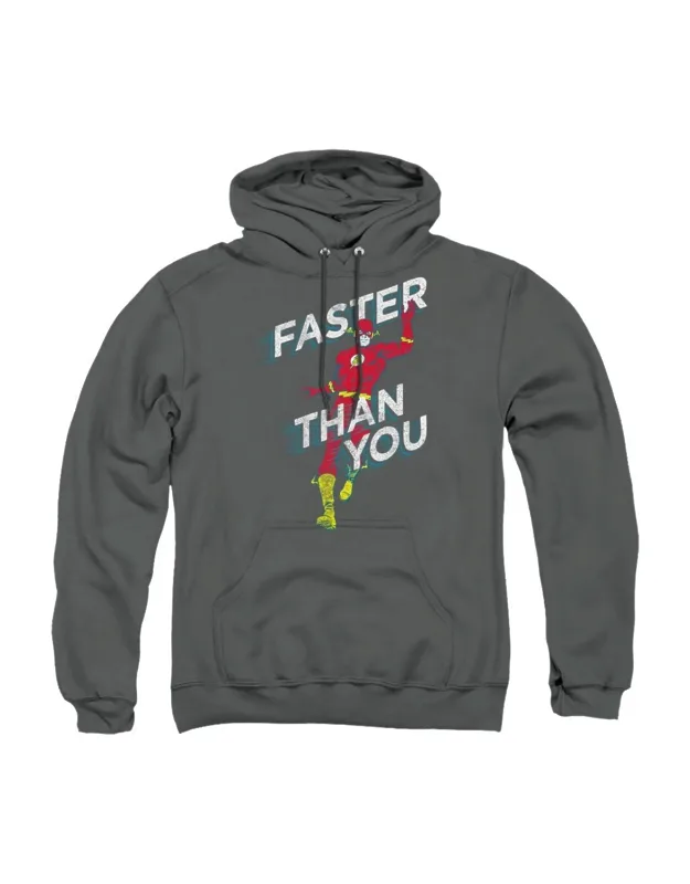 Dc Comics Flash Faster Than You Hoodie - 50% Cotton, 50% Polyester