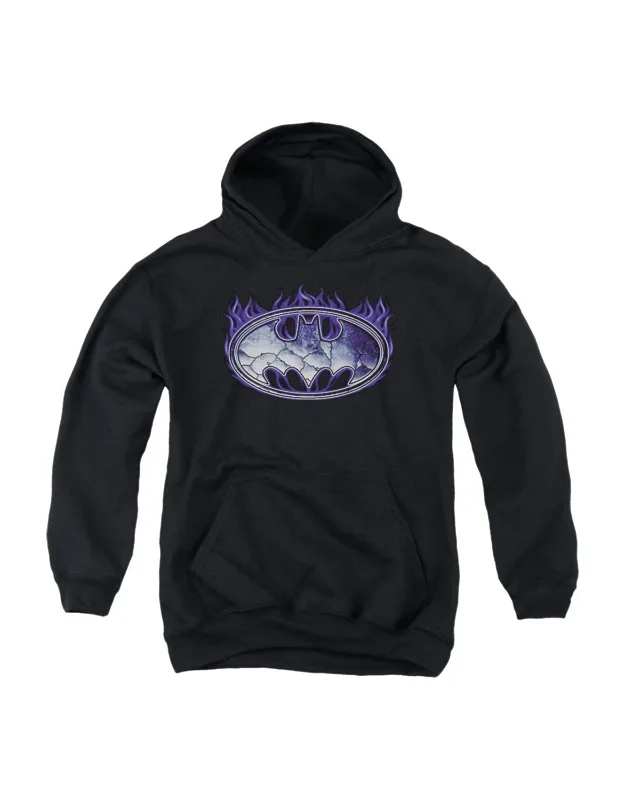 Batman Cracked Shield Pullover Hoodie