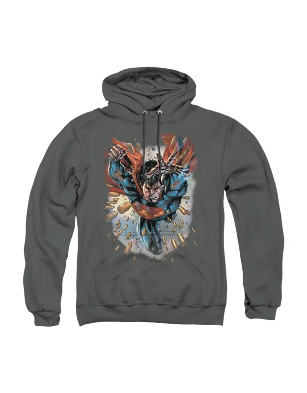 Superman Within My Grasp Adult Pull Over Hoodie - Stylish For Everyday Wear