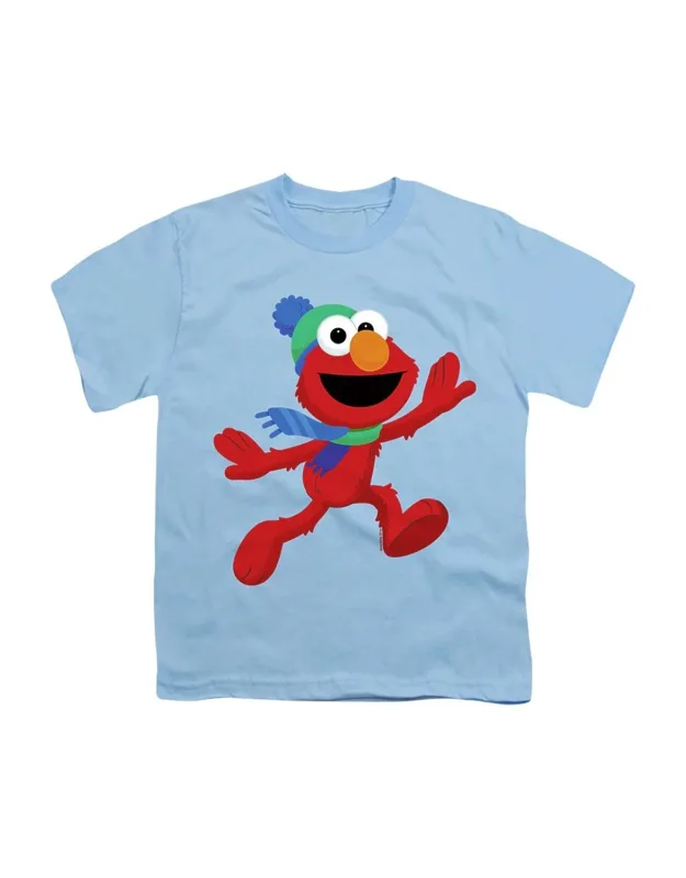 Sesame Street Furry Friends Forever! Elmo´s Winter Run Short Sleeve Tee - Stylish For Everyday Wear