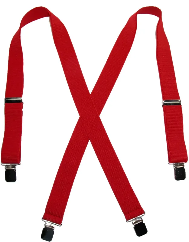 Terry Casual Elastic Clip-end Suspenders