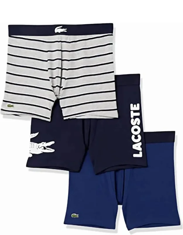 Iconic Cotton Stretch Fashion Briefs - 3 Pack