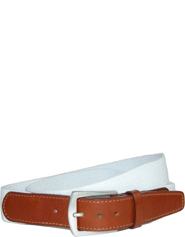 Newport Pique Cotton Woven Elastic Belt