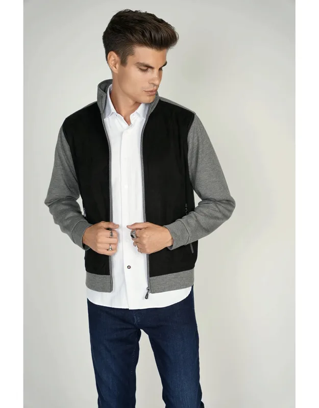Jacket With Full Zip And Side Pockets