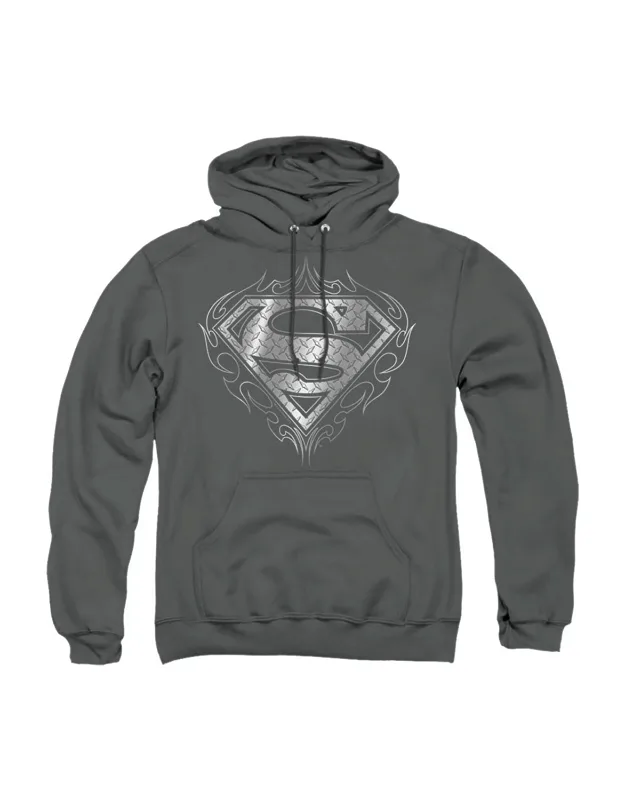 Superman Tribal Steel Logo Hoodie - Stylish Everyday Wear