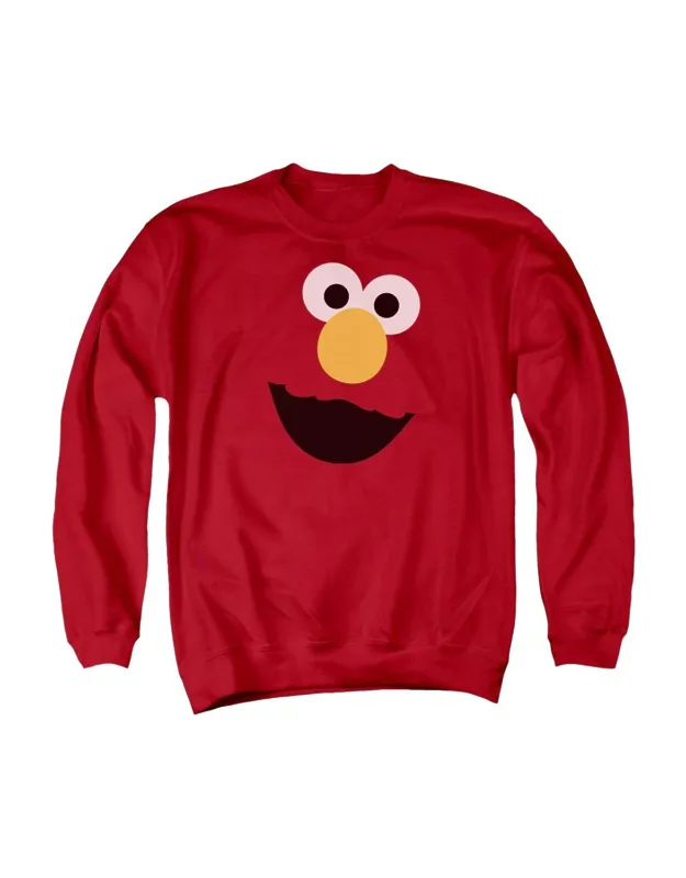 Elmo Face Crewneck Sweatshirt