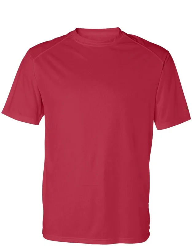 B-core Sport Shoulders T-shirt With Self-fabric Collar And Sport Paneled Shoulder For Maximum Movement