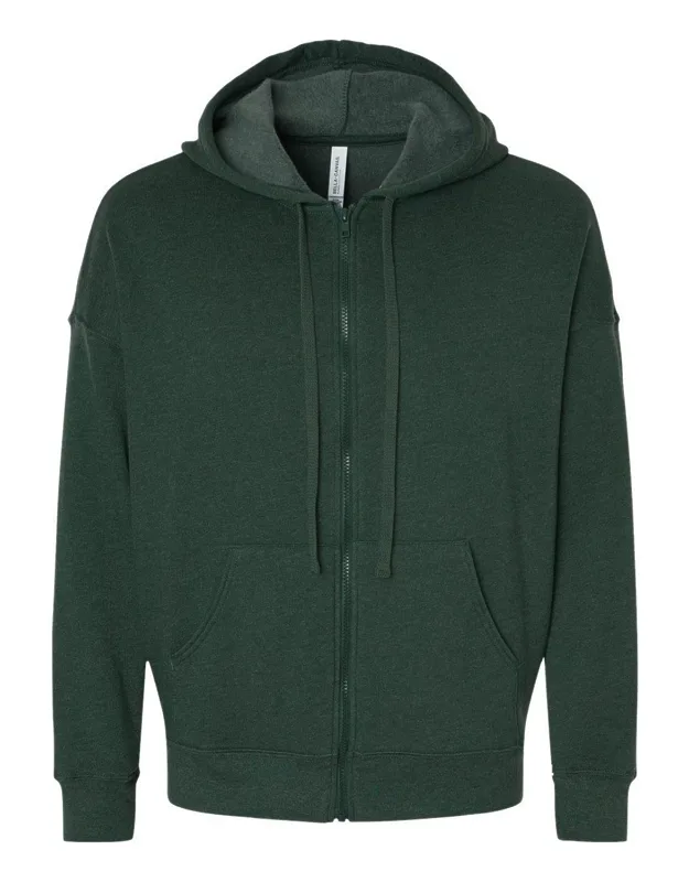 Full-zip Hoodie - Pre-shrunk, Ribbed Cuffs And Waistband