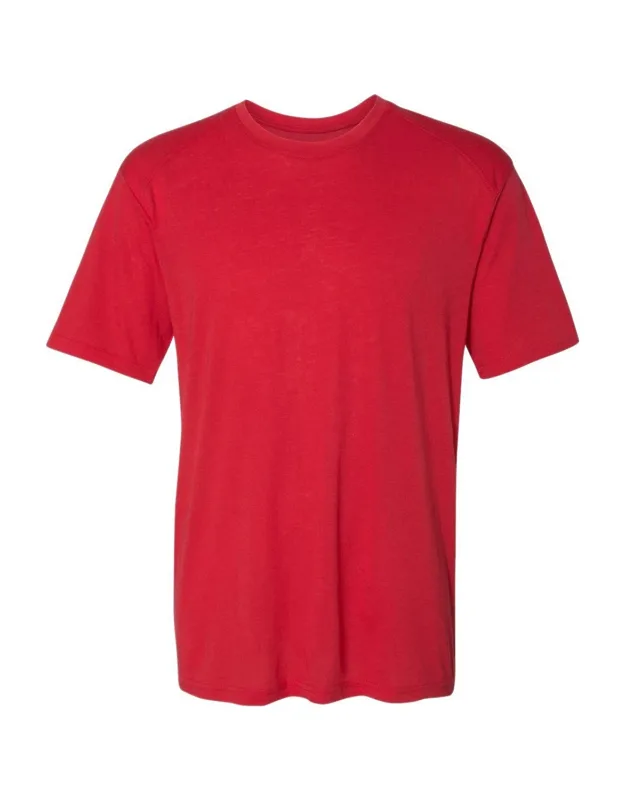 Triblend Performance T-shirt With Moisture Management And Antimicrobial Fabric