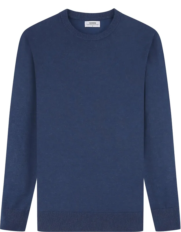 Cashmere Feel Slim Fit Crew Neck Sweater