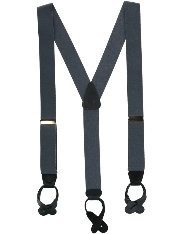 Elastic Button End Suspenders