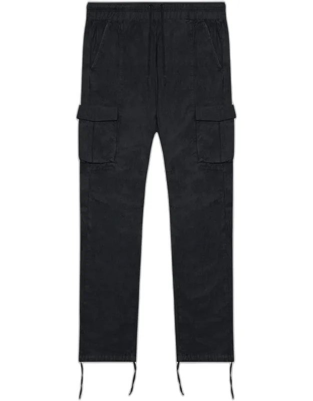 Cotton Sateen Cargo Pants