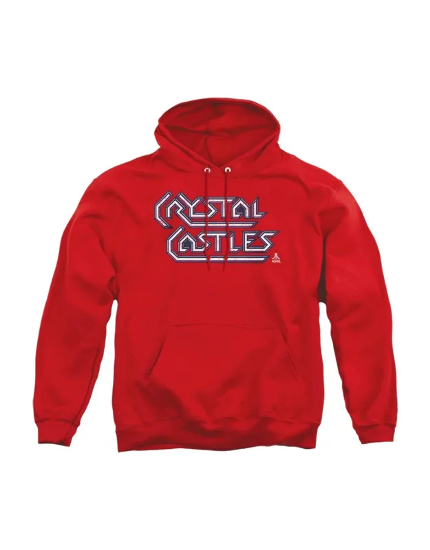Atari Crystal Castles Logo Pull Over Hoodie Stylish Easy