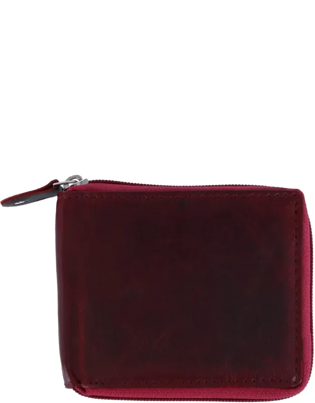 Rfid Zip Around Wallet