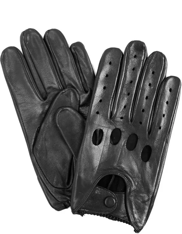 Signature Smooth Leather Driving Gloves