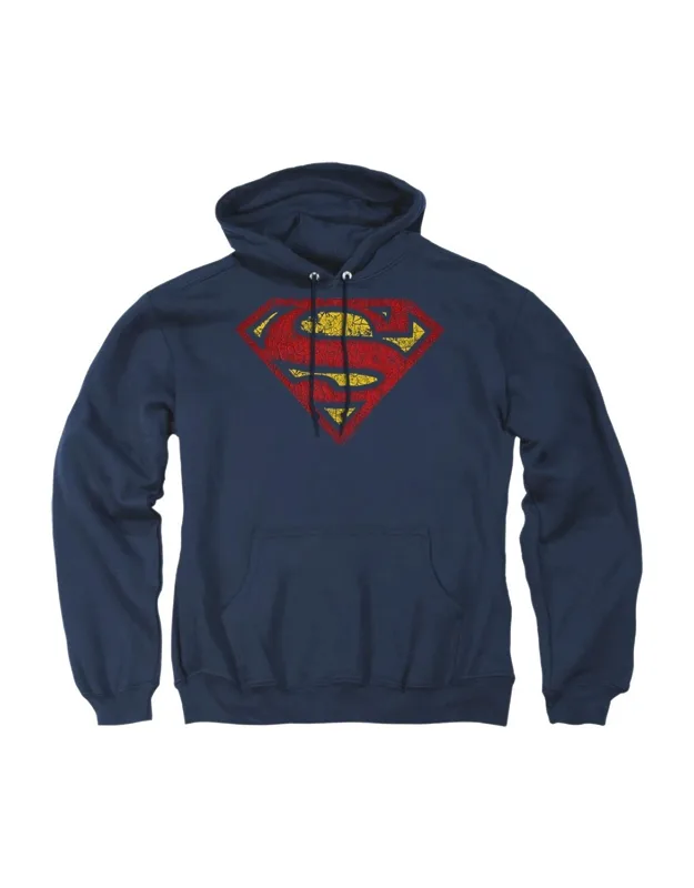 Superman Crackle S Adult Pull Over Hoodie - Stylish Everyday Wear