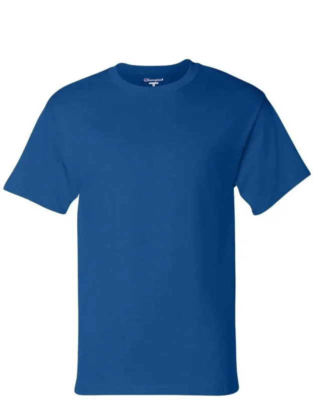 Short Sleeve T-shirt With Double-needle Stitched Sleeves And Tag-free Neck Label
