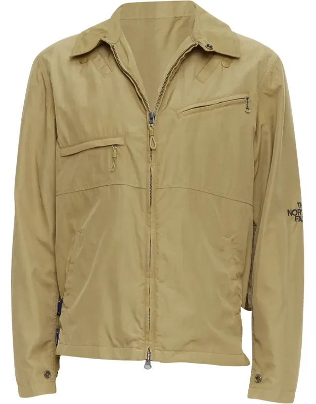 Nylon Trims Logo Windbreaker