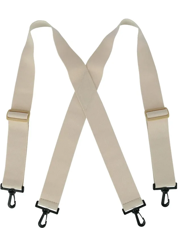 Elastic Undergarment Suspenders With Swivel Hook Ends