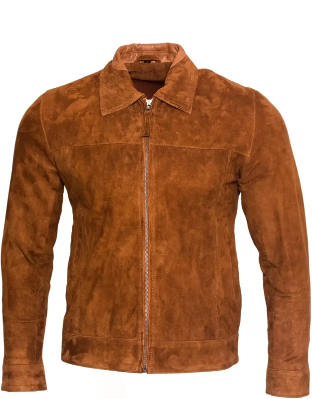 Retro Classic Suede Biker Jacket