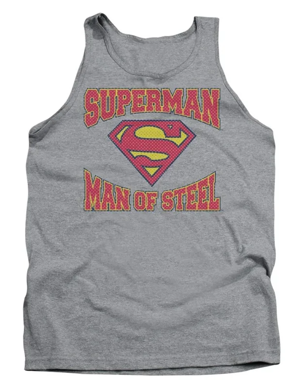 Superman Man Of Steel Jersey Tank Top