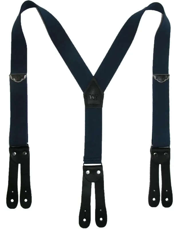 Big & Tall Elastic Button-end Y-back Suspenders