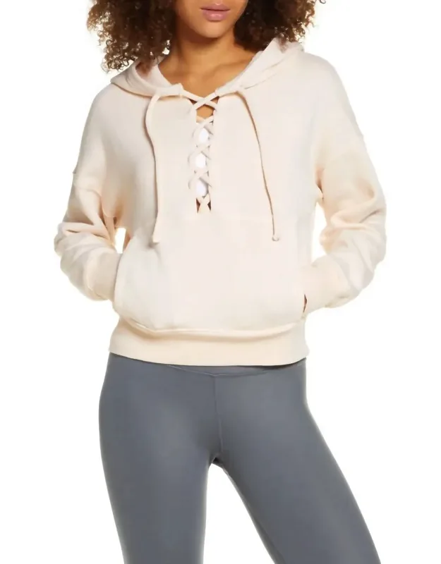 Movement Lace Up Hoodie