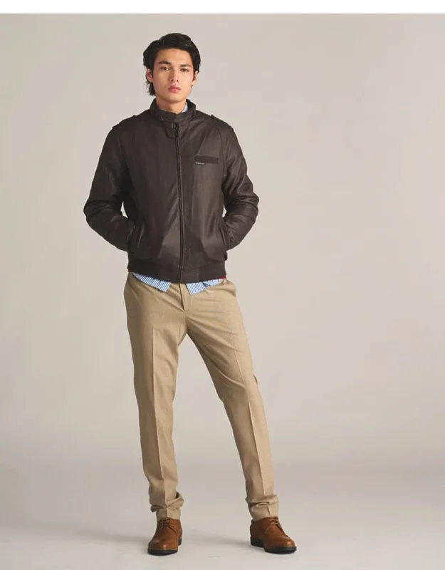 Faux Leather Iconic Racer Jacket