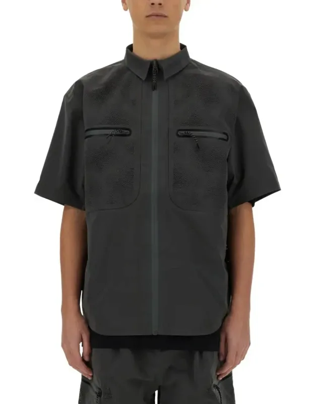 Laser Cut Short Sleeve Shirt