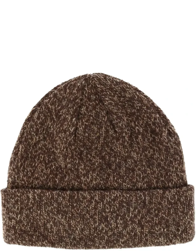 Ragg Wool Fleece Lined Winter Beanie Cuff Cap