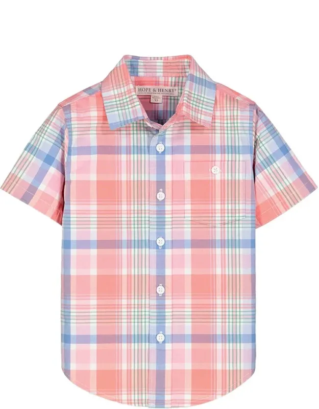 Stretch Poplin Short Sleeve Shirt