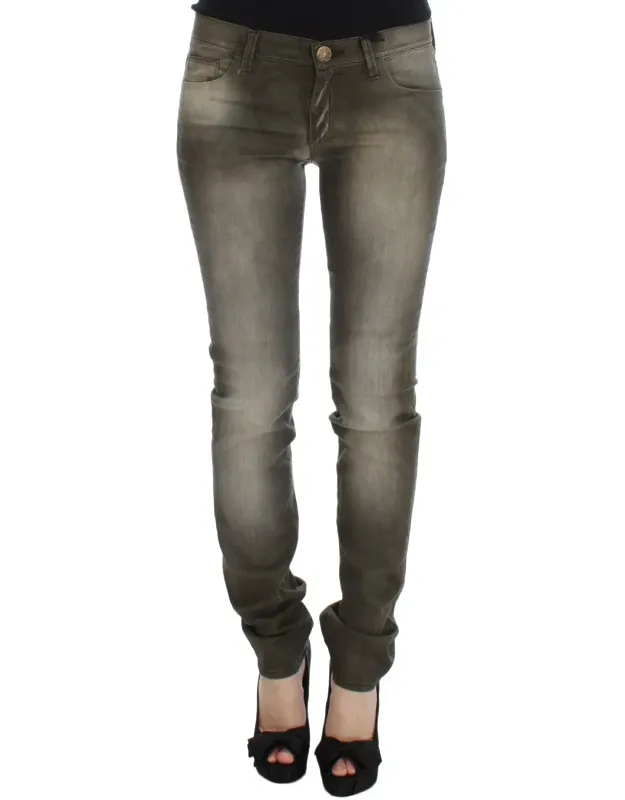 Wash Cotton Blend Slim Fit Jeans