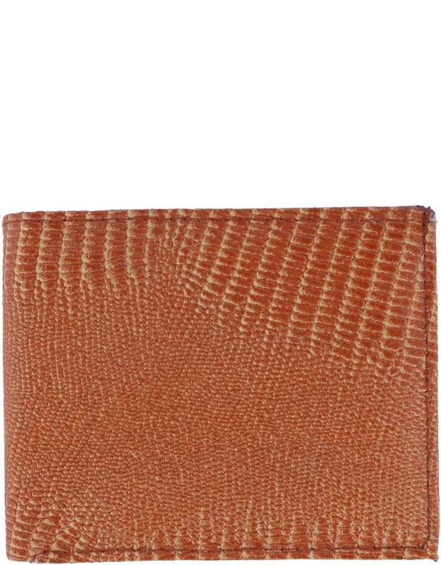 Lizard Print Bifold Wallet