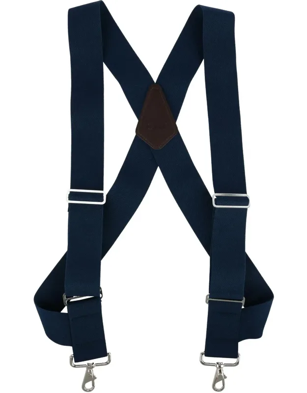 Big & Tall Elastic Side Clip Metal Swivel Hook Trucker Suspenders