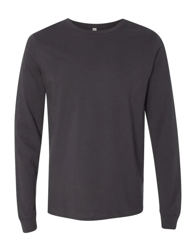 Jersey Long Sleeve Tee, 100% Airlume Combed And Ringspun Cotton, Retail Fit