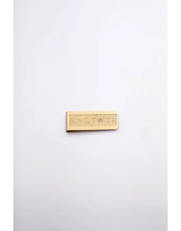 Money Clip In Gold