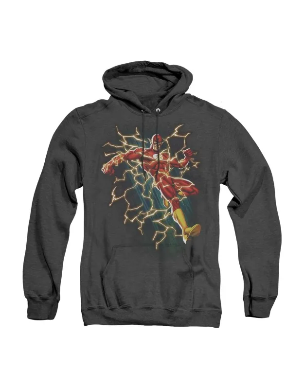 Justice League Of America Electric Death Hoodie - Stylish For Everyday Wear, 50% Cotton And 50% Polyester