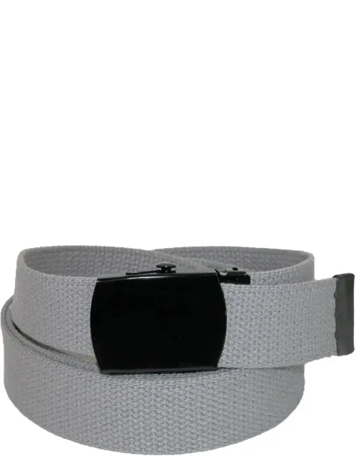 Fabric Adjustable Belt With Black Buckle