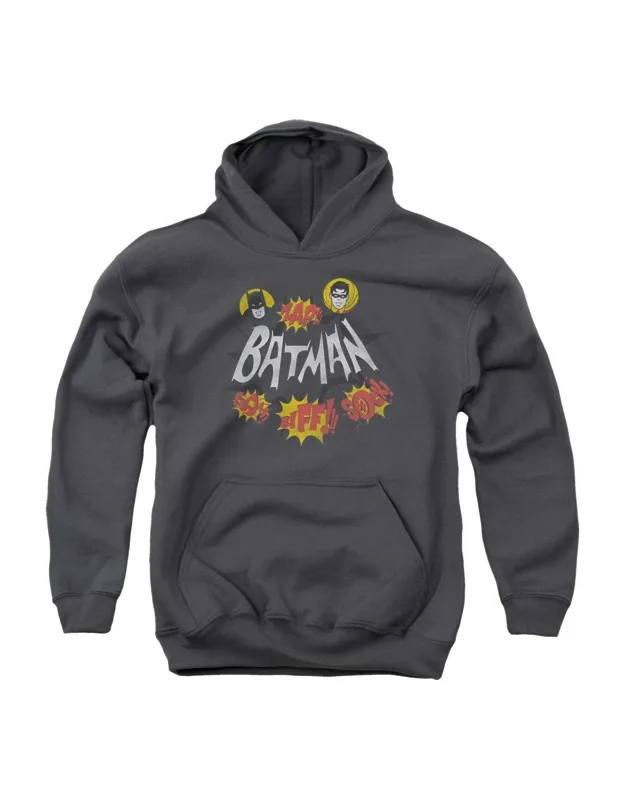 Batman Classic Tv Sound Effects Pullover Hoodie