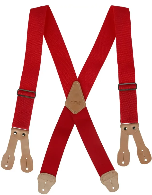 Big & Tall Non-elasticized Button End Work Suspenders