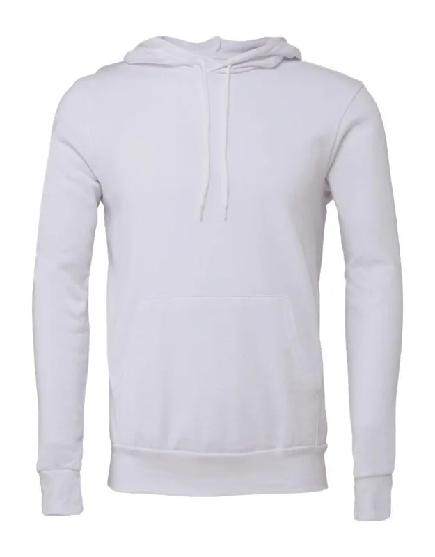 Sponge Fleece Hoodie With Pouch Pocket And Ribbed Cuffs