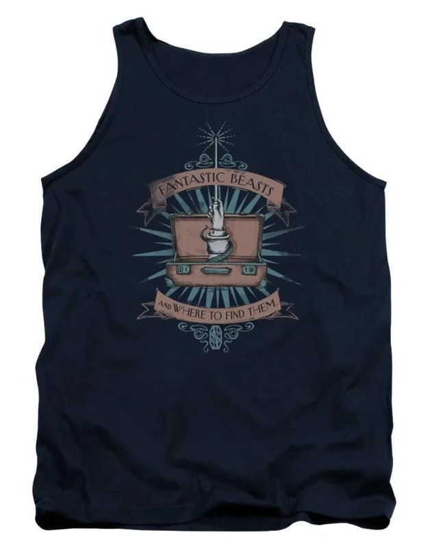 Fantastic Beasts Briefcase Tank Top - Stylish For Everyday Wear, 100% Pre-shrunk Cotton