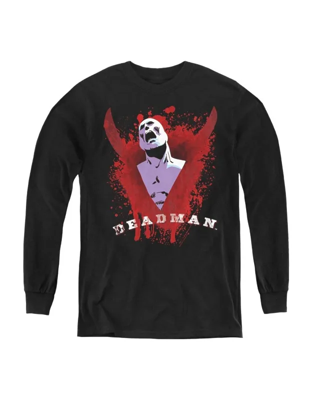 Justice League Of America Possession Youth Long Sleeve Tee - 100% Cotton, Stylish Design