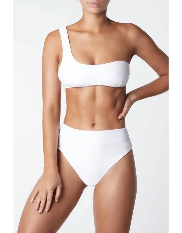 Asymmetric One Shoulder Bikini Top