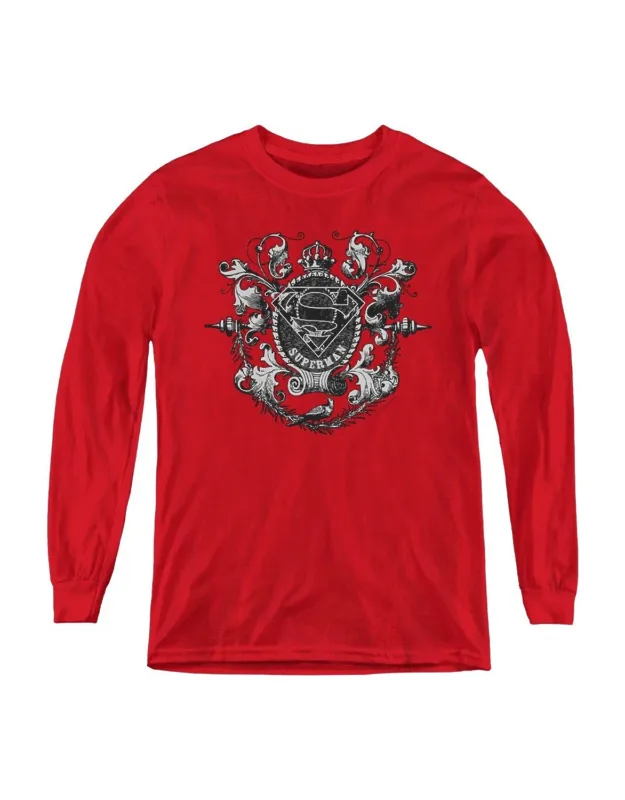 Superman All Hail Superman Long Sleeve Tee