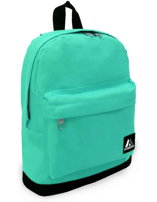 Compact Backpack With Front Zippered Pocket And Spacious Main Compartment