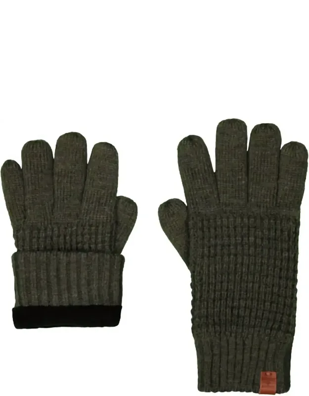 Wool Waffle Fleece Gloves
